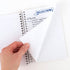 Five Star Spiral Notebook, 1 Subject, College Ruled Paper, 7" x 4-3/8", Personal Size, 80 Sheets, Purple (450048CF1-ECM)...