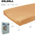 Owlowla Changing Pad Cover, Soft Minky Dots Changing Table Sheets for Baby Boy and Girl 2Pack(White/Classic Brown)...