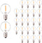 G40 Led Replacement Light Bulbs, 0.6W Shatterproof Globe Bulb, E12 Candelabra Base, 1.5 Inch Dimmable G40 Led Bulbs for Outdoor String Lights, Pat...