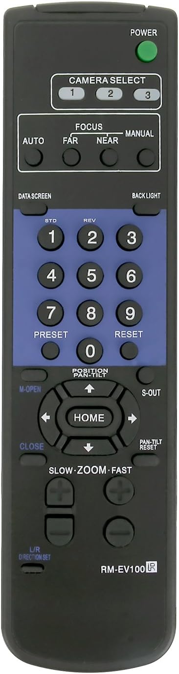 New RM-EV100 Replace Remote for Sony Color Video Camera EVI-D100 EVI-D100P EVI-D70 EVI-D70P EVI-D70W BRC-H700 BRC-Z700 BRC-300 BRC-300P BRC-Z700 B...