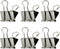6 Pcs Giant Binder Clips Big Paper Clamps Extra Large Paperwork Clips Metal Ofiice Paper Binding Clips School Craft Clips for Home Business Silver...