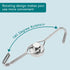 TRYMAG Magnet Hooks, 25LBS Swivel Neodymium Magnetic Hooks for Hanging, Rare Earth Magnet Hook for Refrigerator, Kitchen, Locker, Cruise Cabin, Do...