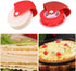 6 Pcs Pastry Wheel Decorator Cutter, Cookie Cutter Wheel Pizza Baking Beads Pie Crust Cutters, DIY Baking Cooking Tool...