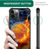 DAIZAG Case Compatible with for iPhone 13 Mini Ice Fire Basketball Phone Case Shockproof Soft TPU Phone Case for Boy Men Gift Case for iPhone 13 M...