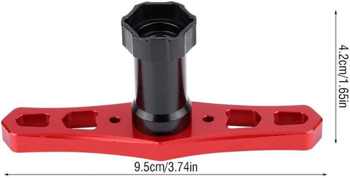 RC Wheel Nut Wrench, 17 mm RC Wheels and Tires Wheel Nut Sleeve Wrench Tool, 17mm Hex Socket for RC Car Tire Maintenance Tool for RC Car Airplane...