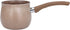 Milk Pan, 10cm Dia Nonstick Saucepan with Pour Spouts Aluminum Alloy Sauce Pan Enameled Inside Coating Small Soup Pot with Single Handle for Coffe...