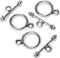 Heather's cf 130 set Toggle Jewelry Clasps Necklace Toggle Clasp Silver Toggle Clasps for Jewelry Making...