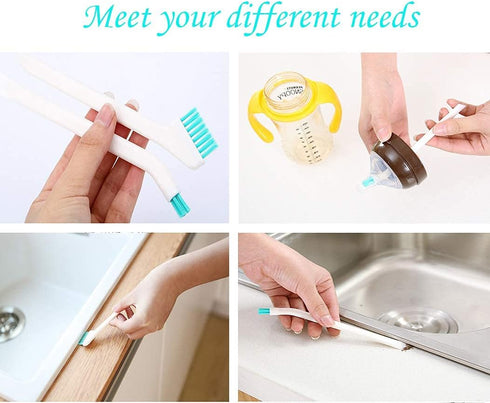 5Pcs Household Cleaning Brushes,Precision Cleaning Brush Kit/Cleaning Tools, for Corner Stain Dirt Clean Brush,Deep Detail Crevice Cleaner Brush S...