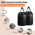 MCleanPin Washable Laundry Bags with Handles,140L Dirty Clothes Storage Bag for College Dorm or Travel, Laundry Liner Fit Most Laundry Hamper or B...