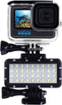Suptig Diving Light High Power Dimmable Waterproof LED Video Light Fill Night Light Diving Underwater Light Waterproof 147ft for Gopro Hero 13/Her...