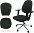Stretchable Office Chair Seat and Back Cover Set Elastic Fit Desk Computer Chair Slipcover Removable Chair Cover Bedroom Chair Cover, Easy-Care (B...