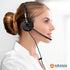 Arama Cell Phone Headset with Mic Noise Canceling, 3.5mm Wired Headset for iPhone Samsung PC iPad, Computer Headset for Skype for Business Office,...