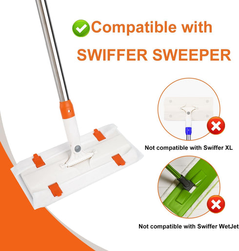 80pcs Dry Sweeping Cloths, Thickened Dry Mop Refills Pad Non-Woven Disposable Duster Refills Mop Pads Replacement for Floor Cleaning and Mopping C...