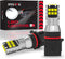 P13W LED Fog Light Bulbs 6000K Xenon White, Extremely Bright 3030 Chips P13W 12277 SH23W LED Bulbs with Projector for Car Fog Light, Daytime Runni...