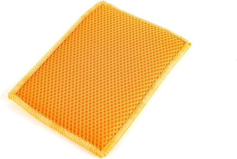 The Rag Company - Jersey Bug Scrubber Pads - Terry Weave, Easily and Safely Trap Bug Splatter in Sponge, Safe on All Finishes, 4in x 6in, Orange (...