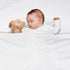 david's kids Minky Baby Blanket for Boys Girls Neutral, Soft Lightweight Micro Fleece Blanket with Double Layer, Dotted Backing, Breathable Receiv...