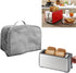 Large 4 Slice Toaster Cover with Pockets, Can Hold Toaster Tongs and Knife, Dust-proof & Oil Proof , Toaster Cover with Top Hand, Fit Most Large 4...