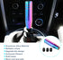 Weighted Manual Shift Knobs Multicolor, 5 Inch with 3 Threaded Adapters M8 M10 M12 x 1.25, Metal Gear Stick Shift Knob Aluminum Alloy, Universal C...
