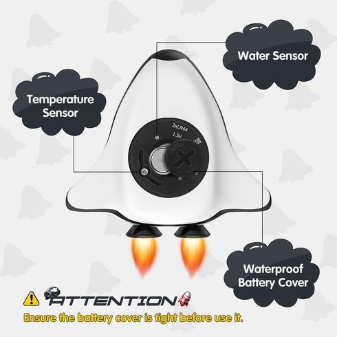 Baby Bath Thermometer with Upgraded Chip | Digital Shower Water Temperature Sensor | Safety Bathtub Floating Thermometer Toy | Kids Bathing Gauge...