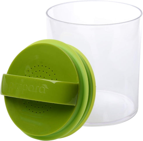Prepara Evak Super Savor Plastic Food Storage, 14 Ounce, Green...