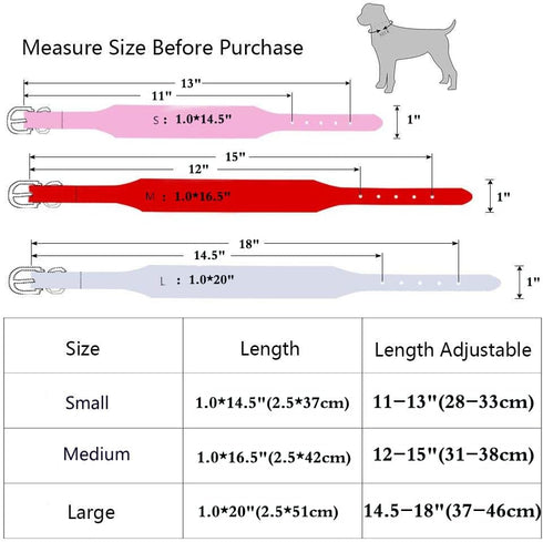 Rhinestones Dog Collar, Adjustable Sparkly Crystal Studded Genuine Leather Pet Dog Collar for Small and Medium Dogs (S, Brown)...