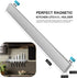 Fohil Magnetic Knife Holder for Wall, Stainless Steel 10 Inch Magnetic Knife Strip Wall Mounted Magnetic Knife Bar Drilling Magnetic Knife Rack fo...