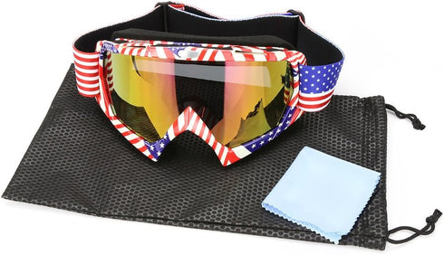 JAMIEWIN Motocross Motorcycle Goggles Riding Glasses Dirt Bike ATV Downhill goggles Mx Goggle Glasses for Youth Kids Men Women(C61)...