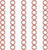 50PCS O-Ring Replacement, OEM#11105 Vehicle Oil Drain Plugs, Nitrile Rubber Automobile Transmission Engine Gasoline Sealing Gasket Rings, Universa...
