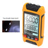 Digital Multimeter, DC AC Voltmeter, High Accuracy Automatic Fire Prevention Tester Kit with Backlight LCD Display, Receptacle Tester, Test Leads ...