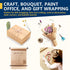 PerkHomy Brown Kraft Paper Roll 17.5" x 600" (50') for Gift Wrapping Bulletin Board Bouquet Flower Kids Wall Art Craft Packing Moving Shipping Flo...