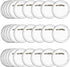 30Pack 2.4 inch Clear Button Pins Make Your Own Buttons Picture Button Pin Acrylic Design Button Badge Clear Picture Buttons Badges Kit for DIY Cr...