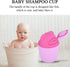 ViaGasaFamido Baby Shampoo Rinse Cup Waterfall Spout Rinse Cup Sprinkler Cute Bear Shape Shower Water Scoop Head Washing Shampoo Rinse Cup Bath Ri...