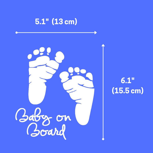 Baby on Board, Baby in Car, Car Window Decal Stickers - 3 Pack...