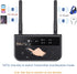 Bluetooth Transmitter Receiver, Long Range 2-in-1 Bluetooth 5.3 Audio Adapter for TV PC to 2 Wireless Headphones with Adjustable Volume, 3.5mm AUX...