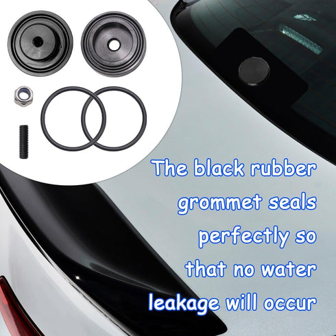 Car Wiper Plug, Car Rear Wiper Cap, Rear Wiper Delete Kit, Windshield Wiper Grommet Cap, Rear Window Wiper Delete Cover Kit, Car Rear Wiper Block ...