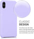 kwmobile Case Compatible with Apple iPhone X Case - TPU Silicone Phone Cover with Soft Finish - Lavender...