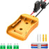 1 Pack Power Wheels Adapter for Dewalt 20V Battery, Power Wheels Battery Converter Kit with Fuse & Switch & Wire Terminals & 12 AWG Wire for DIY R...