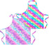 PASHOP 2 Pack Kids Apron Rainbow Unicorn Aprons With Pockets for Girls Boys Toddler Apron for Painting Cooking Baking...