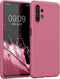 kwmobile Case Compatible with Samsung Galaxy A13 4G Case - Soft Slim Protective TPU Silicone Cover - Dark Rose...