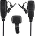 2 Pin Ear Bud in Ear Earbud Ptt Mic Earpiece Coil Ear Piece Two Way Radio Headset for Motorola Walkie Talkie CLS 1410 dlr1060(Black,Wired)...