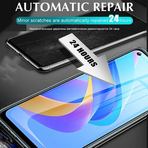 2Pcs Hydrogel Screen Protector for Samsung Galaxy S24, Upgraded Transparent Non-breakable TPU Screen Protector Film, HD Clear (Not Tempered Glass)...