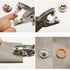 100 Sets 9.5mm Metal Snaps Buttons Tool Kit with Fastener Pliers Press Perfect for DIY Crafts Clothes Bibs Hats and Sewing,Snap Button Fasteners K...