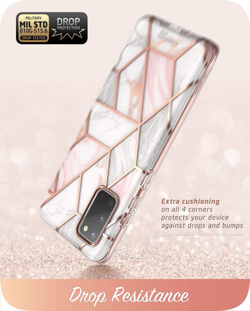 i-Blason Cosmo Series Case for Samsung Galaxy S20 5G (2020 Release), Slim Stylish Protective Bumper Case Without Built-in Screen Protector, Marble...