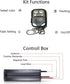 4 Key LED RGB Controller for LED Motorcycle Car Strip Pod Light...