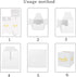 White Card Box Cardboard Card Box for Birthday Bridal & Baby Shower Graduation Funeral Envelope Box for Party Gold Card Box with Slot Wedding Mone...