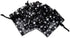 100-Pack 2x2.5 Sheer Organza Drawstring Gift Bags (X-Small) - Metallic Stars (Black/Silver) - Wedding Party Favors, Jewelry, Candy, Treats Mesh Po...
