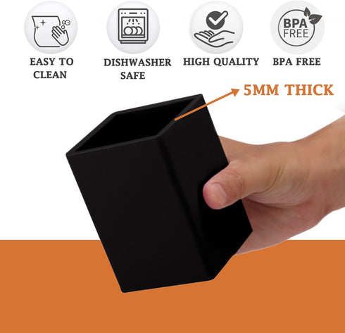 Silicone Pen And Pencil Holder For Desk?5mm Thick Silicone Pen Holder For Keeping Your Workspace Tidy And Organized?A Practical Design And Must-Ha...