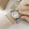 CdyBox Women Luxury Crystal Watch Classic Bracelet Watches Analog Quartz Wristwatch (Silver)...
