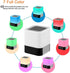 Night Lights Bluetooth Speaker, Alarm Clock Bluetooth Speaker Touch Sensor Bedside Lamp Dimmable Multi-Color Changing Bedside Lamp, MP3 Player, Wi...