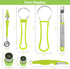 14 Pack Melon Baller Scoop Set - 4 in 1 Stainless Steel Fruit Tool Set Fruit Scooper Seed Remover with Fruit Vegetable Cutter Shapes Set Fruit Pee...